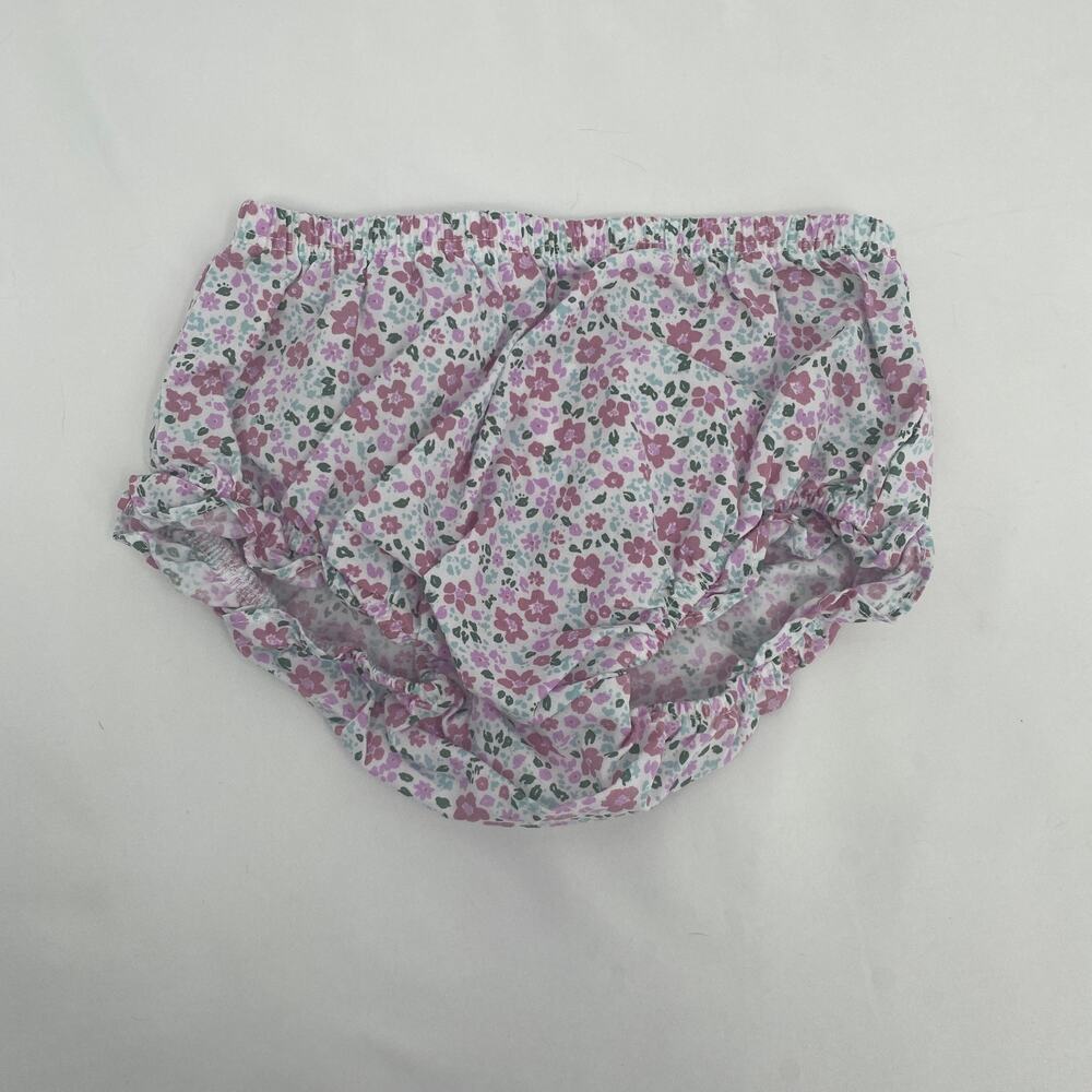 child of mine by Carter's Floral Diaper Cover Shorts White Pink 18 months